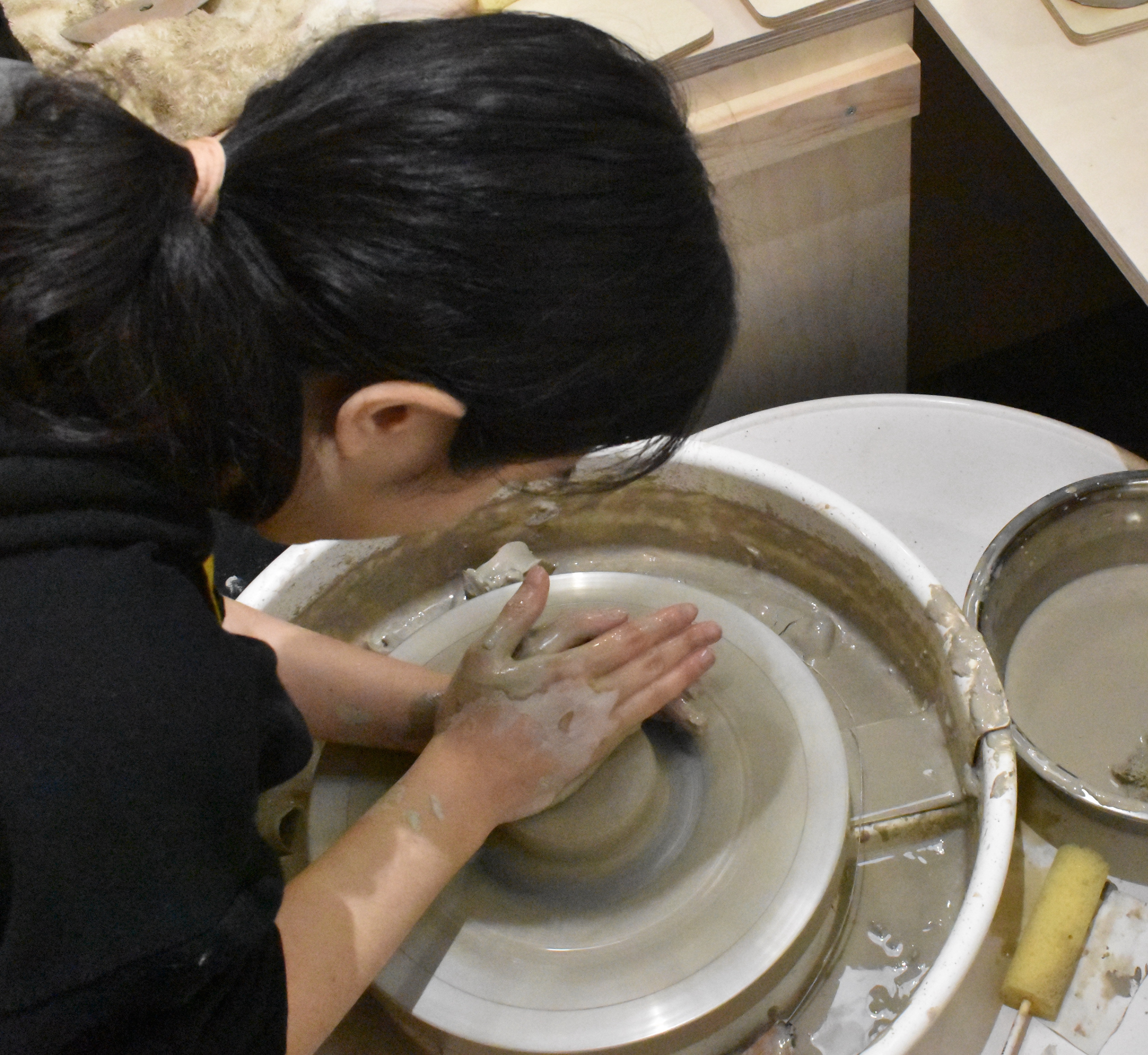 One-day improver course in wheel-throwing