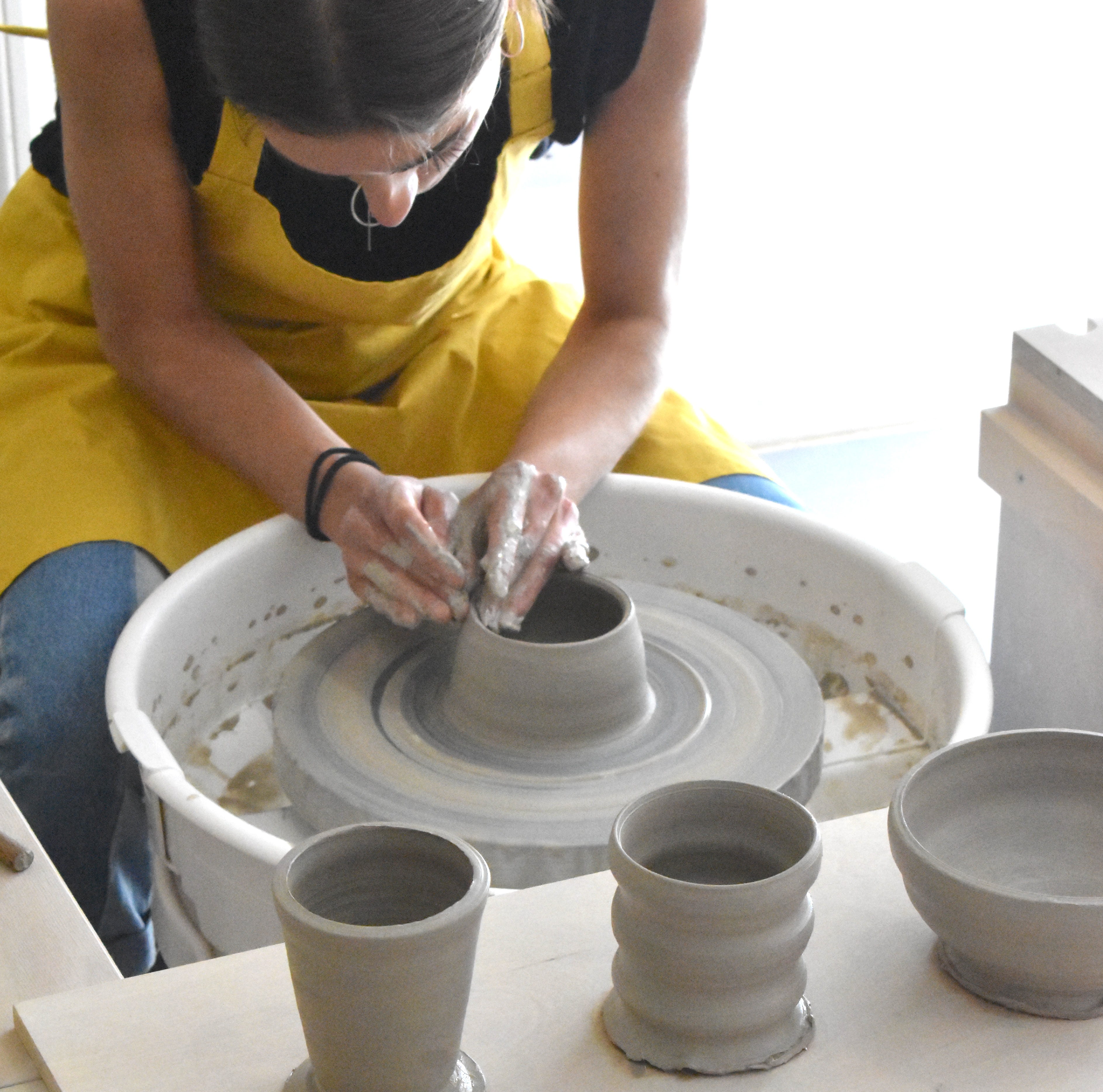 Pottery introduction for 12-18s: wheel-throwing