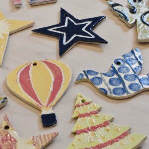 Christmas decorations workshop